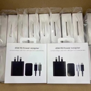 <span class=keywords><strong>Cargador</strong></span> de Pared USB-C de Carga Súper Rápida de <span class=keywords><strong>45W</strong></span>, 5A, 1.8M, Enchufe UK/EU/US, para <span class=keywords><strong>Samsung</strong></span> Note 10, 9, 8, <span class=keywords><strong>S21</strong></span>, S22, S23, S24 <span class=keywords><strong>Ultra</strong></span> - Product Image 3