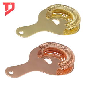 Colador de Acero Inoxidable con Resorte de Alta Densidad <span class=keywords><strong>para</strong></span> Verter <span class=keywords><strong>Bebidas</strong></span> Suavemente, Compatible con Cocteleras Boston y Vasos Mezcladores, Accesorio de Bar - Product Image 1