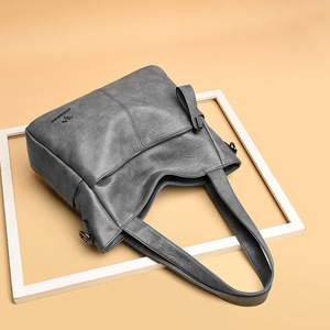 Sacs à bandoulière en cuir PU tendance pour femmes, sacs à main décontractés de marque pour dames - Product Image 6