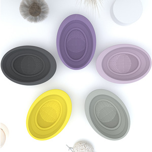 Zhixi Silicone Makeup Brush Cleaning Pad 150mm Foldable Brush Washer For Home Use - Product Image 2