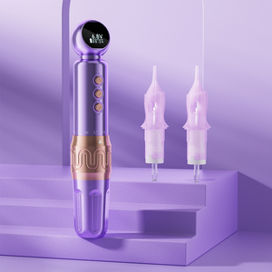 Thiết bị trang điểm vĩnh viễn chuyên nghiệp Máy làm đẹp nhẹ tiếng ồn thấp Máy làm đẹp có phạm vi rộng Điều chỉnh độ sâu kim cho tiệm làm tóc - Product Image 1