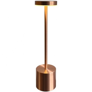 Lámpara de Mesa <span class=keywords><strong>LED</strong></span> Moderna en Forma de I con Control Táctil, Recargable por USB, Luz Blanca Cálida para el Hogar, Dormitorio y Sala de Estar - Product Image 4