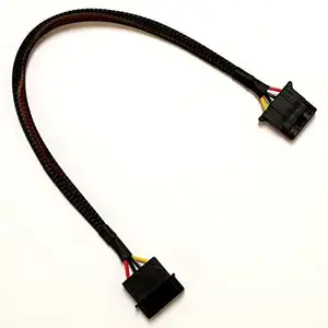 Cable adaptador de extensión de 4 pines Molex IDE macho a hembra