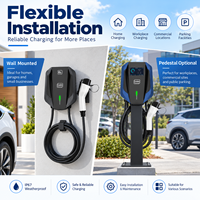 Borne de Recharge VE Murale J1772 Type 1 CA avec RFID, Prise et Câble de 5m pour Appartement, Parking, Domicile, Usage Commercial, OEM