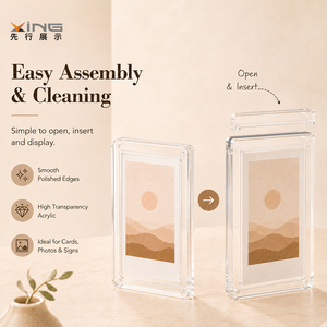 Expositor <span class=keywords><strong>de</strong></span> Tarjetas Acrílicas Personalizado con Logotipo, Producción en Masa con Muestreo Rápido, para Exhibición <span class=keywords><strong>de</strong></span> Colecciones <span class=keywords><strong>de</strong></span> Tarjetas Deportivas - Product Image 3