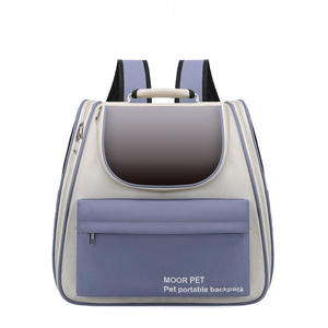 Produk baru ransel hewan peliharaan tamasya kucing portabel bersirkulasi ransel hewan peliharaan tahan lama tas kucing dapat diperbesar perjalanan pembawa - Product Image 6