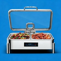 Direktverkauf ab Werk Hochwertiges Chafing Dish Buffet-Set und Warmhaltebehälter für Restaurants