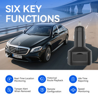 Traceur GPS multifonctionnel discret GLONASS/GSM avec application Android, support tableau de bord, alerte d'installation/déinstallation, chargeur de voiture en temps réel