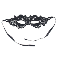 Pafu Halloween Party Décorations Femme Sexy Masque Pour Les Yeux avec Design Creux Halloween Mascarade Masque En Dentelle Noire
