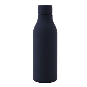 Wholesale 550Ml Double-Wall Stainless Steel Vacuum Flask Rubberized Mouth Customized Logo <b>Small</b> Thermos Water <b>Bottle</b> - Product Image 5