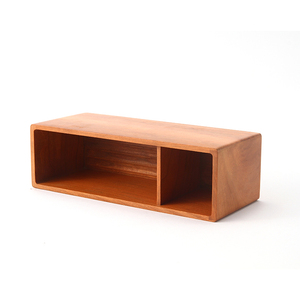 Bamboo Wood Pens Pencils Holder Cup for <b>Desk</b> Remote Control Holder Wood Caddy Organizer Desktop Storage Multiuse Modern Durable - Product Image 5