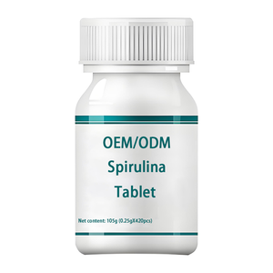 Comprimés OEM de spiruline biologique de qualité alimentaire Vegan Superfood Suppléments de spiruline d'algues bleues vertes pour soutenir l'immunité - Product Image 2