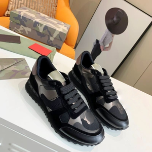 Nuevos zapatos casuales de alta calidad y cómodos para hombres y mujeres. Zapatillas para correr de cuero genuino, antideslizantes y modernas. - Product Image 1