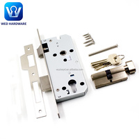 Corps de serrure à mortaise en acier durable, multi-verrous, pour porte d'entrée d'appartement résidentiel, taille personnalisée disponible