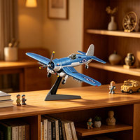 Nuevo Kit de Modelo de Avión de Plástico a Escala 1/48 F4u Corsair, Soporte para Avión, Juguete de Construcción de Aviones de Combate para Niños