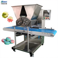 Machine à biscuits à double couleur entièrement automatique, machine de formage de précision pour biscuits, macarons, ligne de transformation alimentaire
