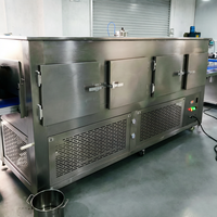 Machine de remplissage semi-automatique de bâtons de colle thermofusible avec système de capuchonnage par pression et cadre en acier inoxydable