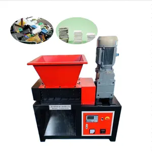 Minimáquina trituradora de plástico para residuos, trituradora de papel, libros, papel Kraft, trituradora