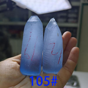 Materiales Sintéticos Sin Cortar 104 # -152 #   Espinela Azul en Bruto Sin Cortar 108 #   Materia Prima de Espinela para la Fabricación de Joyas - Product Image 5