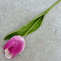NINI Frühling-Herbst PU-Tulpen Direktgroßhandel Seiden-Kunstlilien Hochwertige Neue Design Kunstblumen Hochzeitsdekoration
