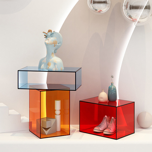 Caja de decoración de exhibición de acrílico de <span class=keywords><strong>color</strong></span> JERY gran centro comercial escaparate de exhibición decorativa de vacaciones - Product Image 4