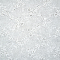 Tissu suisse blanc de dentelle de broderie nuptiale de dentelle de coton pour le décor à la maison de vêtement