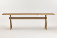 Nouvelle table à manger en bois massif de pin, design japonais, adaptée aux bureaux à domicile et aux hôtels de style ferme