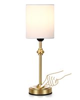 TSINYE Lampe de table moderne rechargeable en laiton doré pour restaurant Luminaires sans fil à led Lampe de table à led