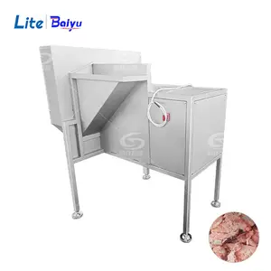 Small Meat Cube Dicer Beef Stick Cube flaker Machine Frozen Chicken Breast Dice Cutting Machine