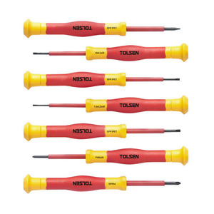 TOLSEN V32007 <span class=keywords><strong>SET</strong></span> di <span class=keywords><strong>cacciaviti</strong></span> di <span class=keywords><strong>precisione</strong></span> isolati 7 pz - Product Image 1
