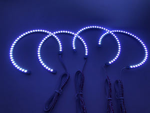 Pour BMW E36 E38 E39 <span class=keywords><strong>E46</strong></span> PROJECTEUR RGB LED ANGE YEUX HALO ANNEAU LUMIÈRE 7000K BLANC - Product Image 6