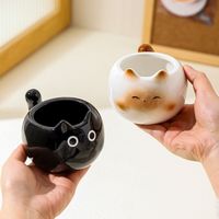 Conception de dessin animé mignon tasses en céramique tasse à thé en céramique tasse à café coffret cadeau