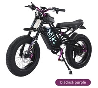 Nouveau vélo électrique urbain à pneus larges de 20*4,5 pouces, 1500W, cadre en alliage d'aluminium, vélo électrique rétro avec support pour téléphone
