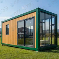 Maison conteneur préfabriquée modulaire FLKT à 2 étages empilable, conteneur plat, hébergement, camp, bureau conteneur maritime