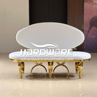 Canapé mariage mode chaise royale mariée et marié en acier inoxydable canapé de mariage