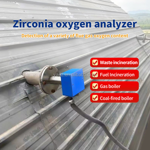 Công nghiệp nồi hơi nhiệt độ cao ống khói khí Zirconia Oxy O2 cảm biến thăm dò phân tích transmitter cho nồi hơi cảm biến oxy - Product Image 3
