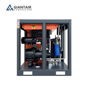 Compresor de aire de tornillo industrial ahorro de energía GiantAir 7.5KW 11KW 22KW 18,5 compresores de aire para la industria general - Product Image 4