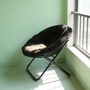 Chaise <span class=keywords><strong>de</strong></span> lune pliable <span class=keywords><strong>de</strong></span> qualité supérieure avec poils longs pour une chaleur douce les nuits fraîches en camping - Product Image 2