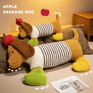 Bantal Boneka Anjing <span class=keywords><strong>Dachshund</strong></span> Apel yang Lucu, Bantal Sofa Lembut, Dekorasi Kamar Tidur yang Nyaman, Hadiah untuk Anak Perempuan - Product Image 3