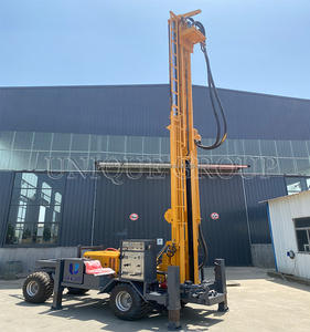 UNIQUE prix d'usine haute Performance 180M 260M 300M Type de roue plate-forme de forage de puits d'eau machine de forage de puits d'eau - Product Image 6
