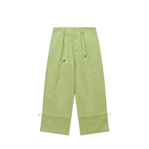 Sergé jambe large jambe droite pantalon <span class=keywords><strong>cargo</strong></span> ample 2024 printemps nouvelle <span class=keywords><strong>marque</strong></span> de mode hommes <span class=keywords><strong>Cargo</strong></span> - Product Image 2