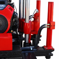Machine de forage montée sur remorque, alimentée à l'essence, pour béton, asphalte, routes, forage diamanté, machine d'essai de sol, forage 200 mm