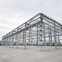 Structure de hangar agricole préfabriquée en acier galvanisé à assemblage rapide