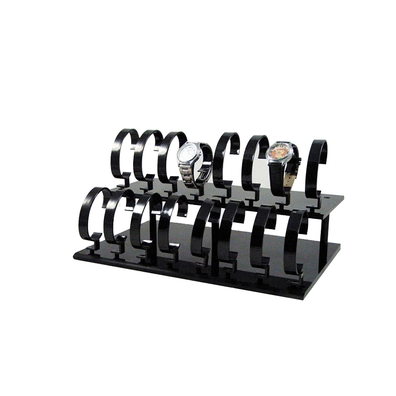 Apache Customizable Acrylic Washable for Shoe and Bag Display Rack in Golden & Silver for Boutique Luxury Stores — view 4