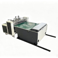 Machine à rainurer de haute précision pour carton ondulé et papier, avec empileur, pour boîtes en carton et en papier