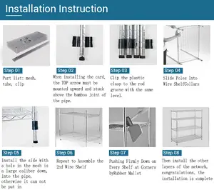 Scaffale portaoggetti personalizzato in acciaio al carbonio a 3 strati scaffale in rete metallica scaffali portaoggetti da cucina leggeri per bagno