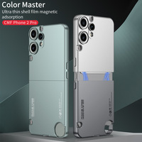 Étui de protection rigide 2-en-1 avec surpiqûres contrastées pour Nothing CMF Phone 2 Pro