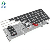Sistema de Montaje para Carport Solar de Acero HDG, Estructura Fotovoltaica de Alta Resistencia para Contratistas de Proyectos de Estacionamientos Comerciales