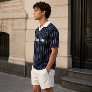 Camiseta de Fútbol Francesa, Camiseta de Fútbol Elegante Estilo Náutico, Camiseta de Fútbol Personalizada - Product Image 3