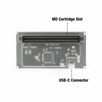 Cartouche de jeu MD Dum-per MDFlashmaster Programmeur FlashKit pour Sega 16bit Megadrive Genesis MD Console de jeu